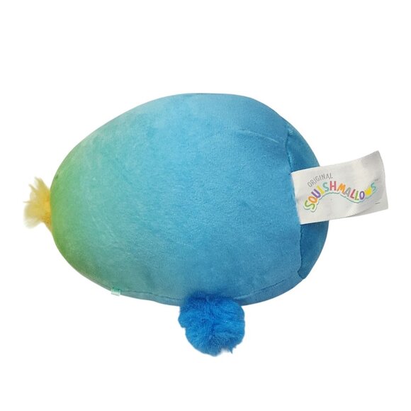 Squishmallows Baptiste Plush Toy Parrot 5" Blue & Yellow Bird Stuffed Animal - Picture 7 of 8